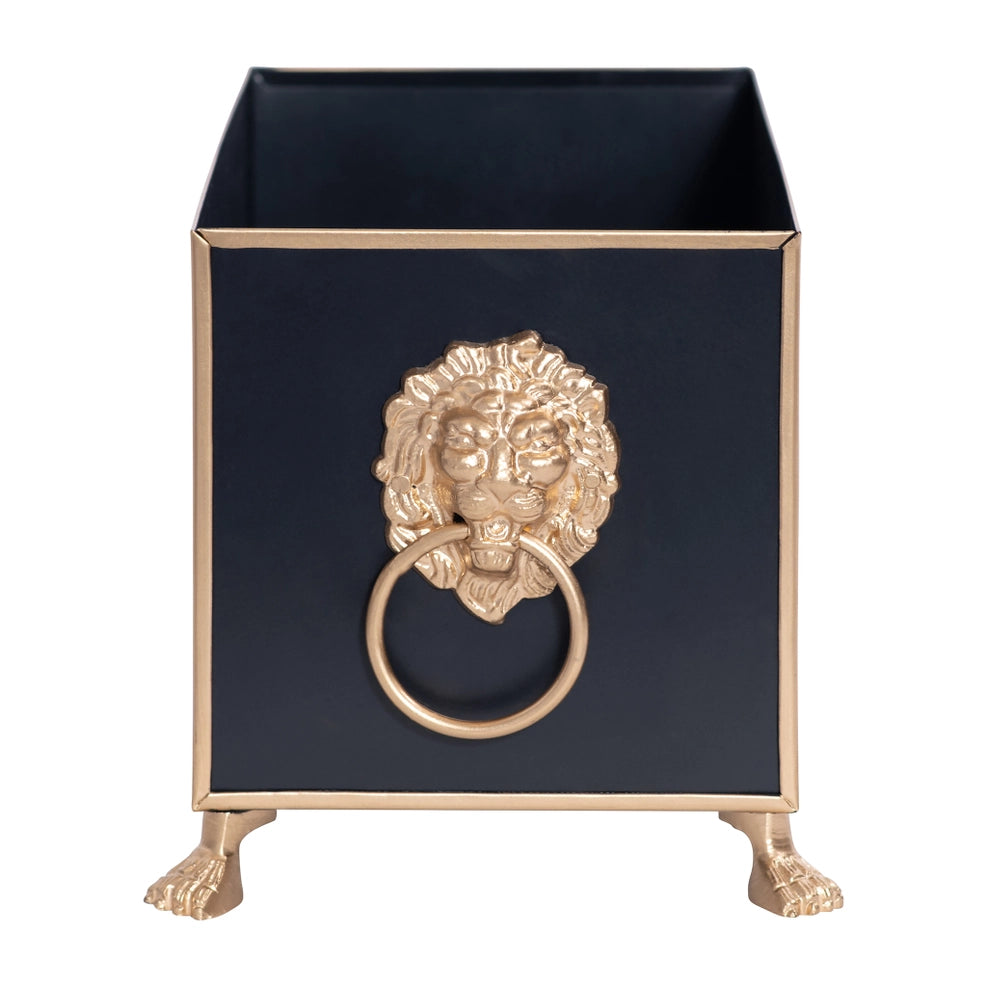 Regency Lions Head Cachepot Planter