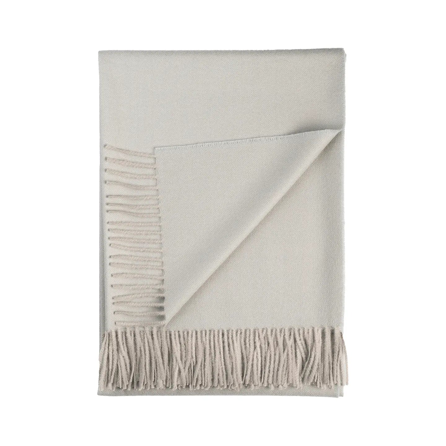 100% Baby Alpaca Throw - ACK Grey Lady, Preorder