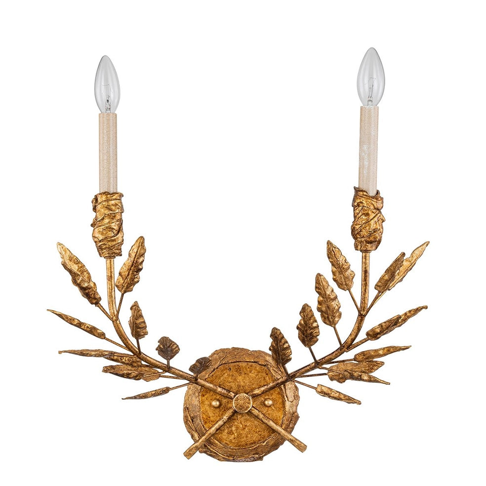 Palm D'or 2 Light Sconce - Preorder