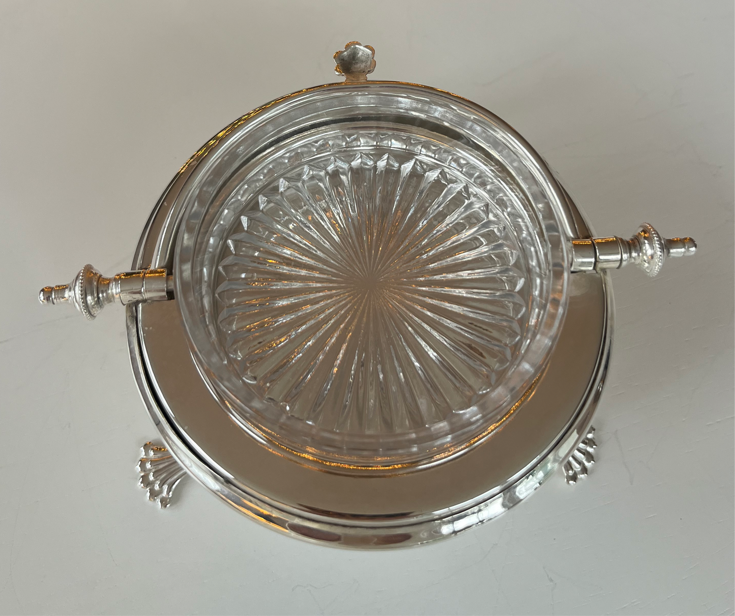 Hôtel Silver - Vintage Dome Roll Top Caviar Server