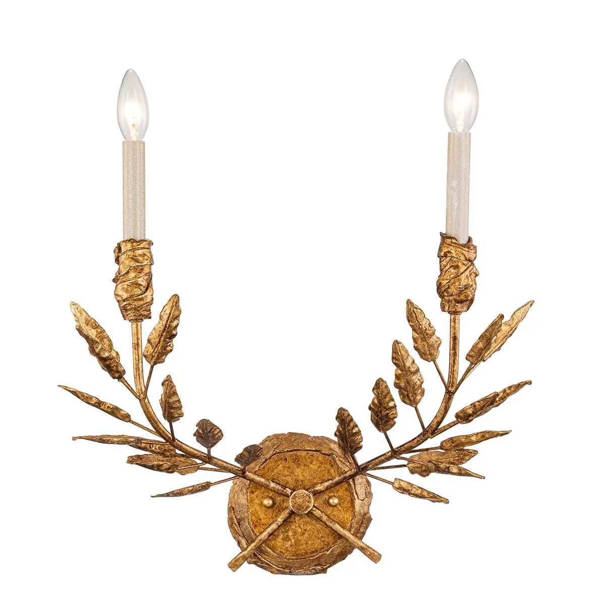 Palm D'or 2 Light Sconce - Preorder