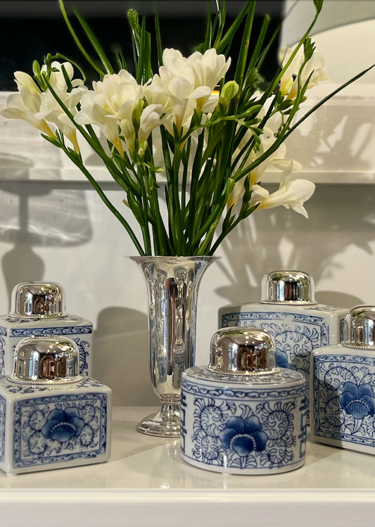 Nantucket Chinoiserie Tea Jars