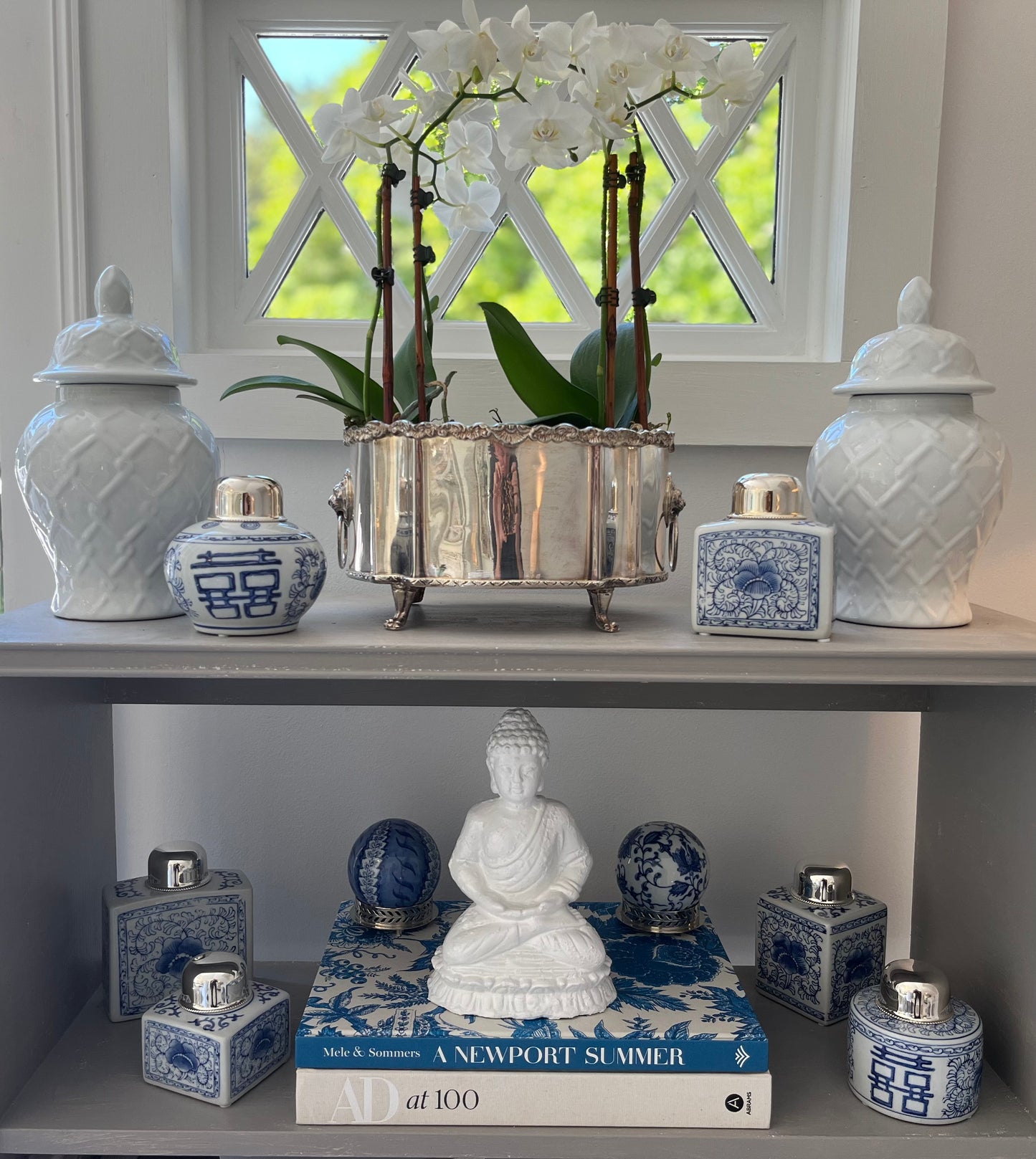 Nantucket Chinoiserie Tea Jars