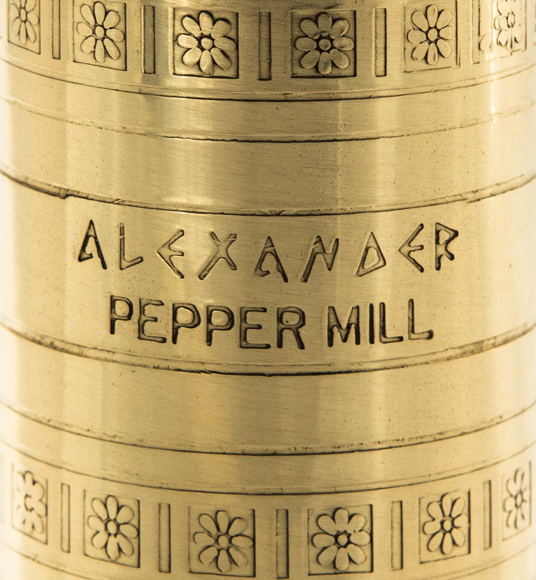 The Original Greek Mill - Brass Pepper Grinder