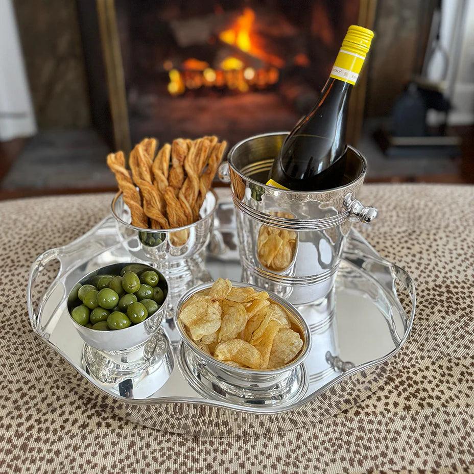 Hôtel Silver - Private Label Scalloped Gallery Tray