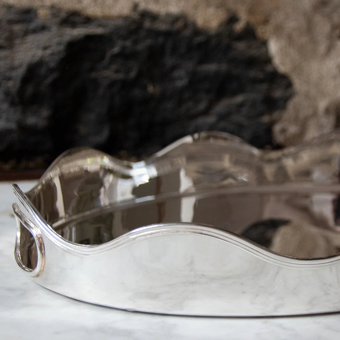 Hôtel Silver - Private Label Scalloped Gallery Tray