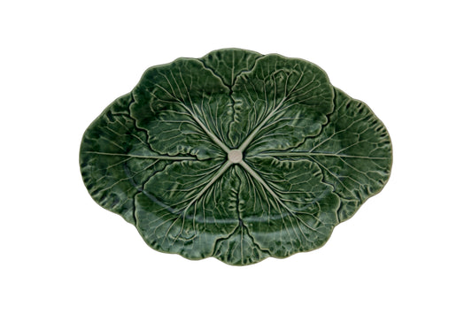 Bordallo Pinheiro Handmade Cabbage Oval Platter