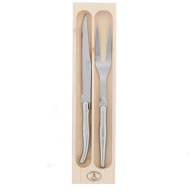 Laguiole Jean Dubost Stainless Steel Carving Set