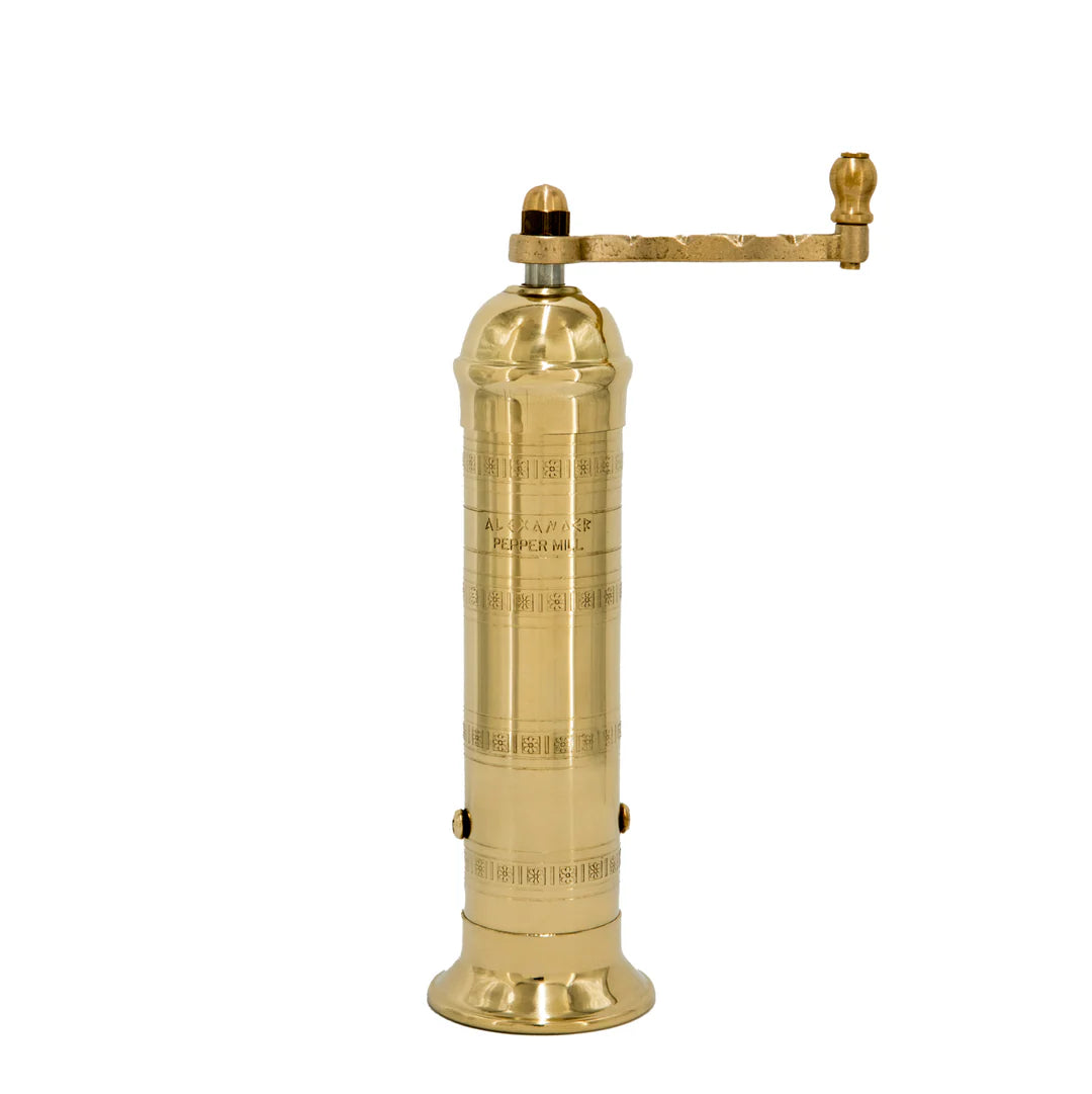 The Original Greek Mill - Brass Pepper Grinder